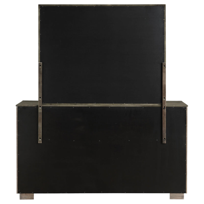 Durango 8-drawer Dresser and Mirror Taupe Oak - 223273M