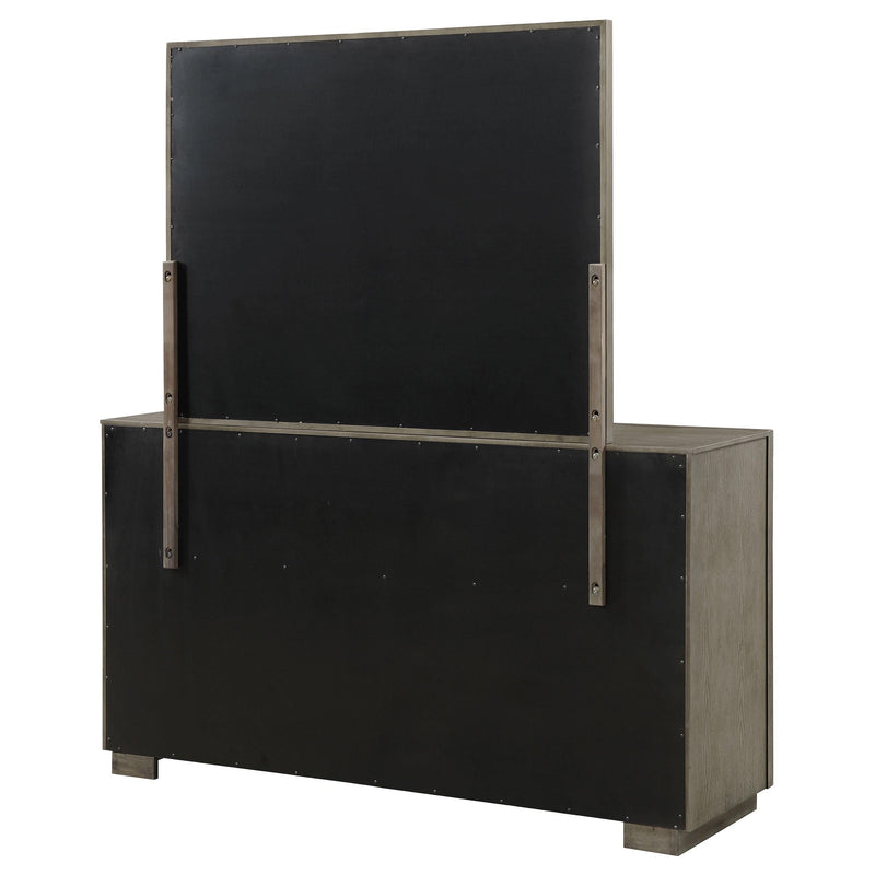 Durango 8-drawer Dresser and Mirror Taupe Oak - 223273M