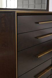 Durango 8-drawer Dresser with Mirror Smoked Peppercorn - 223263M