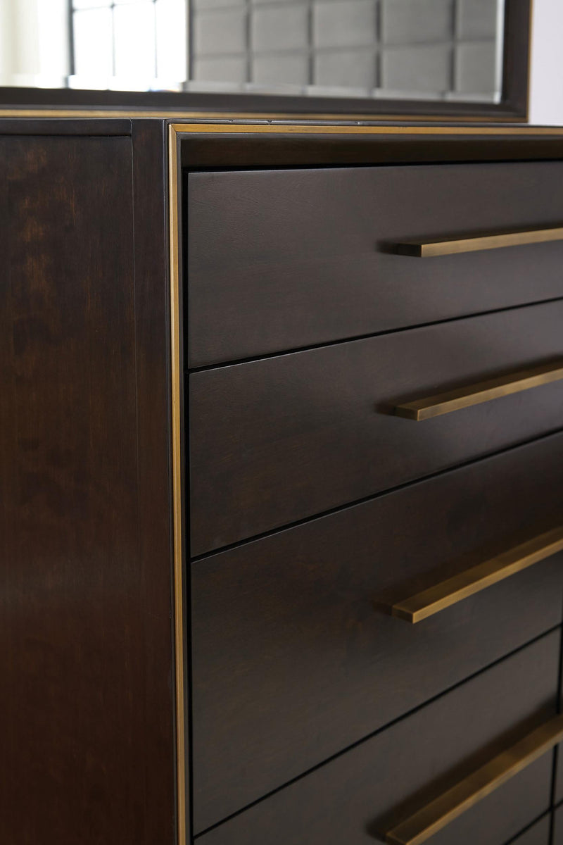 Durango 8-drawer Dresser with Mirror Smoked Peppercorn - 223263M
