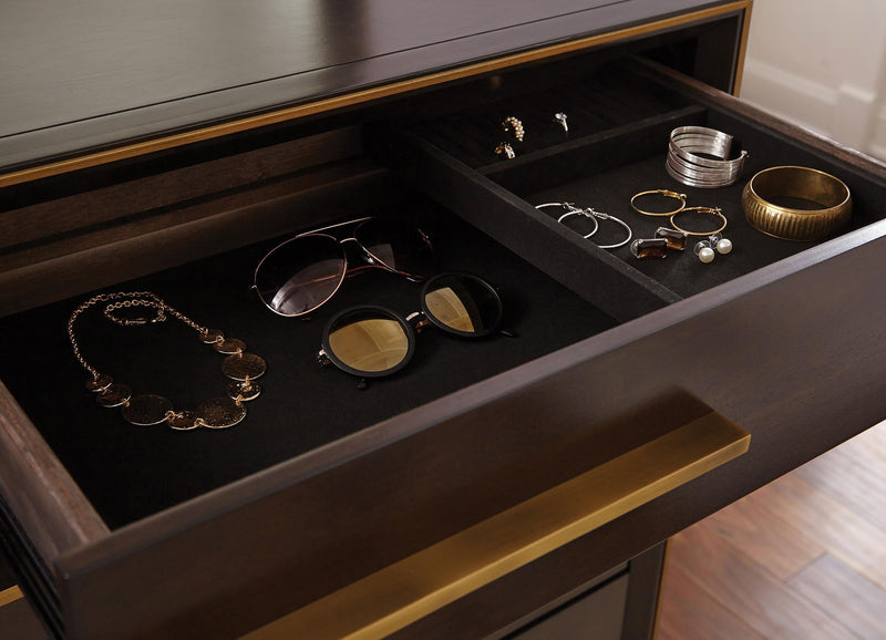 Durango 8-drawer Dresser with Mirror Smoked Peppercorn - 223263M