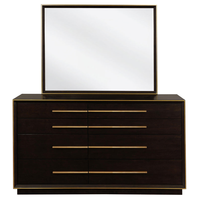 Durango 8-drawer Dresser with Mirror Smoked Peppercorn - 223263M
