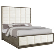 Durango 80-inch California King Panel Bed Taupe Oak - 223271KW