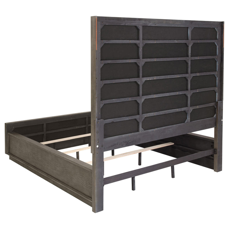 Durango 80-inch California King Panel Bed Taupe Oak - 223271KW
