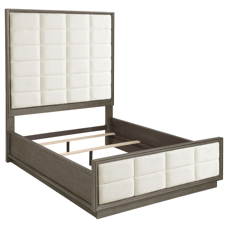Durango 80-inch Queen Panel Bed Taupe Oak - 223271Q