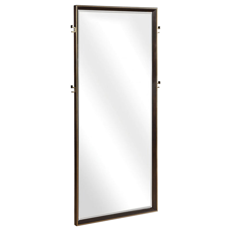 Durango 80-inch Standing Floor Mirror Smoked Peppercorn - 223270