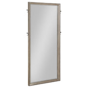 Durango 80-inch Standing Floor Mirror Washed Oak - 223280