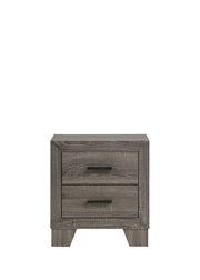 Durham - 2 Drawers Gray Nightstand - B373-N