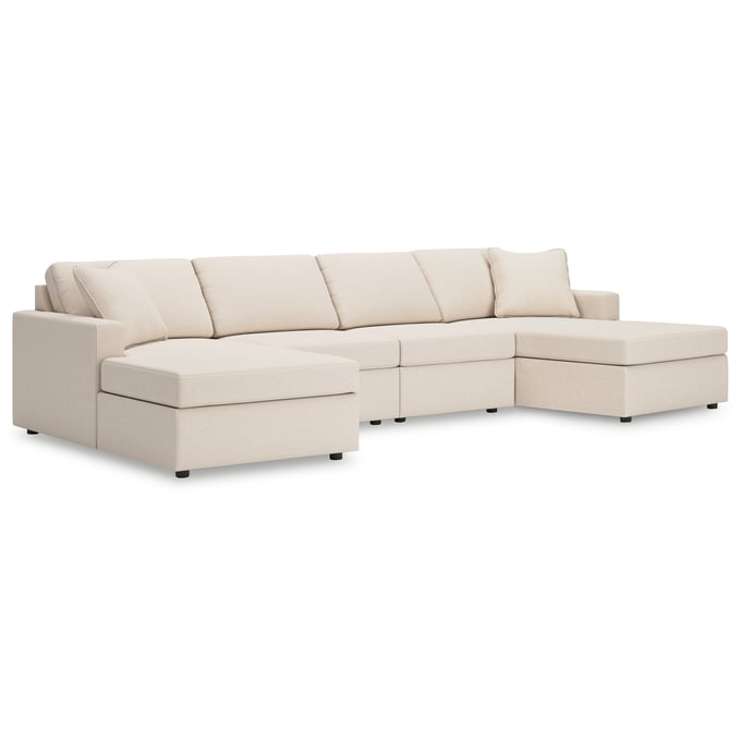 Modmax Oyster 4-Piece Sectional with Chaise from Ashley - Lara Furniture