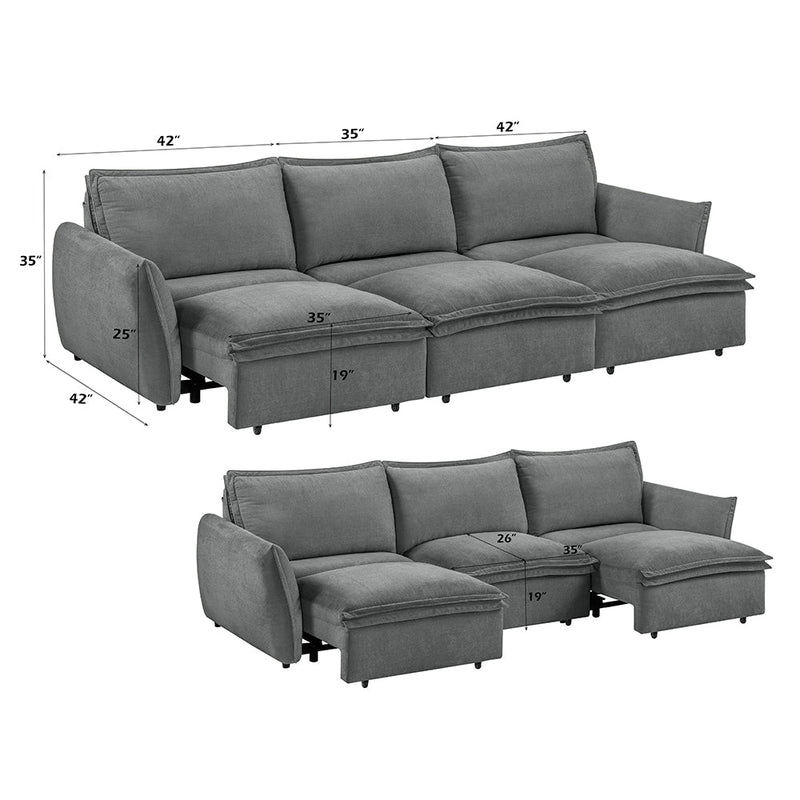 Eaden Power Sofa w/Sleeper - LV03575