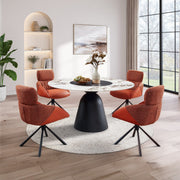 Eamon Round Dining Table W/Ceramic Top - DN05455