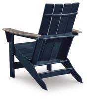East Beach Navy Blue/Driftwood Adirondack Chair - PCP587-898
