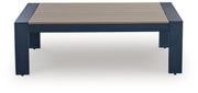 East Beach Navy Blue/Driftwood Outdoor Coffee Table - PCP587-701