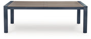 East Beach Navy Blue/Driftwood Outdoor Dining Table - PCP587-625