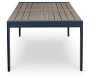 East Beach Navy Blue/Driftwood Outdoor Dining Table - PCP587-625