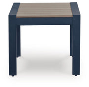 East Beach Navy Blue/Driftwood Outdoor End Table - PCP587-703