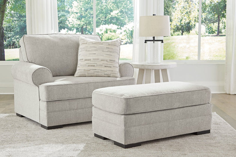 Eastonbridge Sofa Chaise, Oversized Chair, and Ottoman - Lara FurnitureSectional
