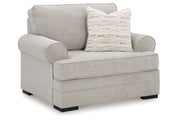 Eastonbridge Sofa Chaise, Oversized Chair, and Ottoman - Lara FurnitureSectional