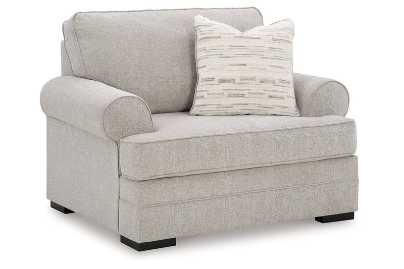 Eastonbridge Sofa Chaise, Oversized Chair, and Ottoman - Lara FurnitureSectional