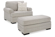 Eastonbridge Sofa Chaise, Oversized Chair, and Ottoman - Lara FurnitureSectional