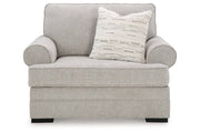 Eastonbridge Sofa Chaise, Oversized Chair, and Ottoman - Lara FurnitureSectional