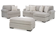 Eastonbridge Sofa Chaise, Oversized Chair, and Ottoman - Lara FurnitureSectional