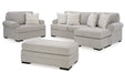 Eastonbridge Sofa Chaise, Oversized Chair, and Ottoman - Gate FurnitureSectional