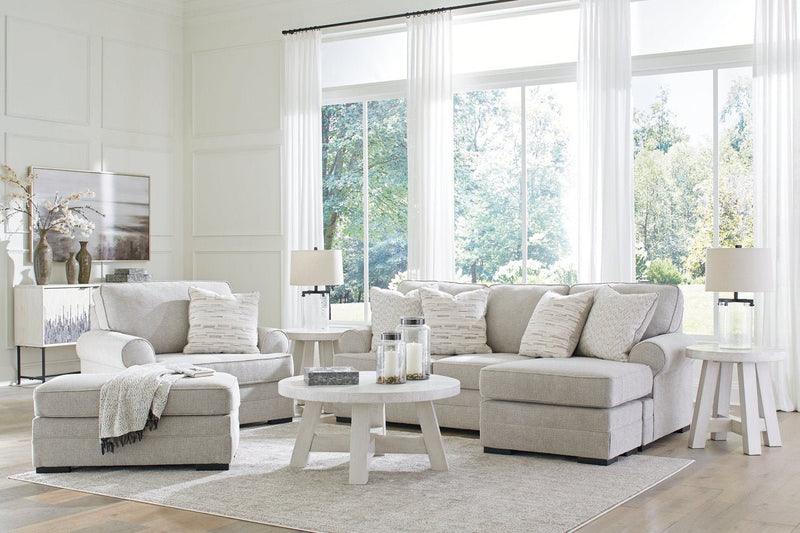Eastonbridge Sofa Chaise, Oversized Chair, and Ottoman - Lara FurnitureSectional