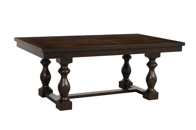 Yates Dark Oak Extendable Dining Set - Lara FurnitureDining Room Set