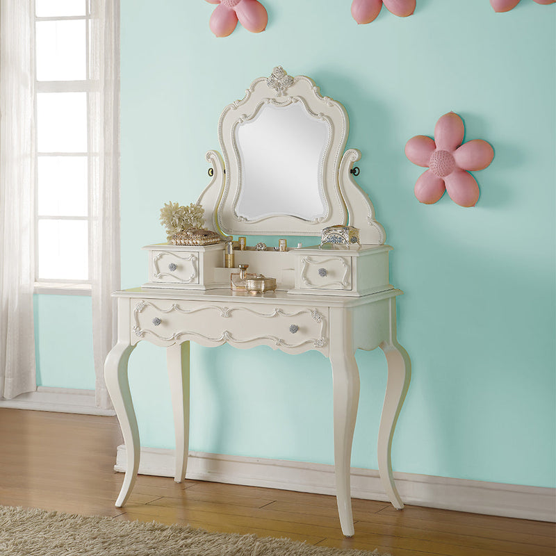 Edalene Vanity Desk W/Mirror - 30516