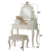 Edalene Vanity Desk W/Mirror - 30516