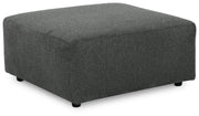 Edenfield Charcoal 3-Piece Sectional with Ottoman from Ashley - Lara Furniture