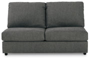Edenfield Charcoal 3-Piece Sectional with Ottoman from Ashley - Lara Furniture