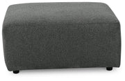 Edenfield Charcoal 3-Piece Sectional with Ottoman from Ashley - Lara Furniture