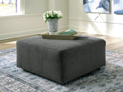 Edenfield Charcoal 3-Piece Sectional with Ottoman from Ashley - Lara Furniture
