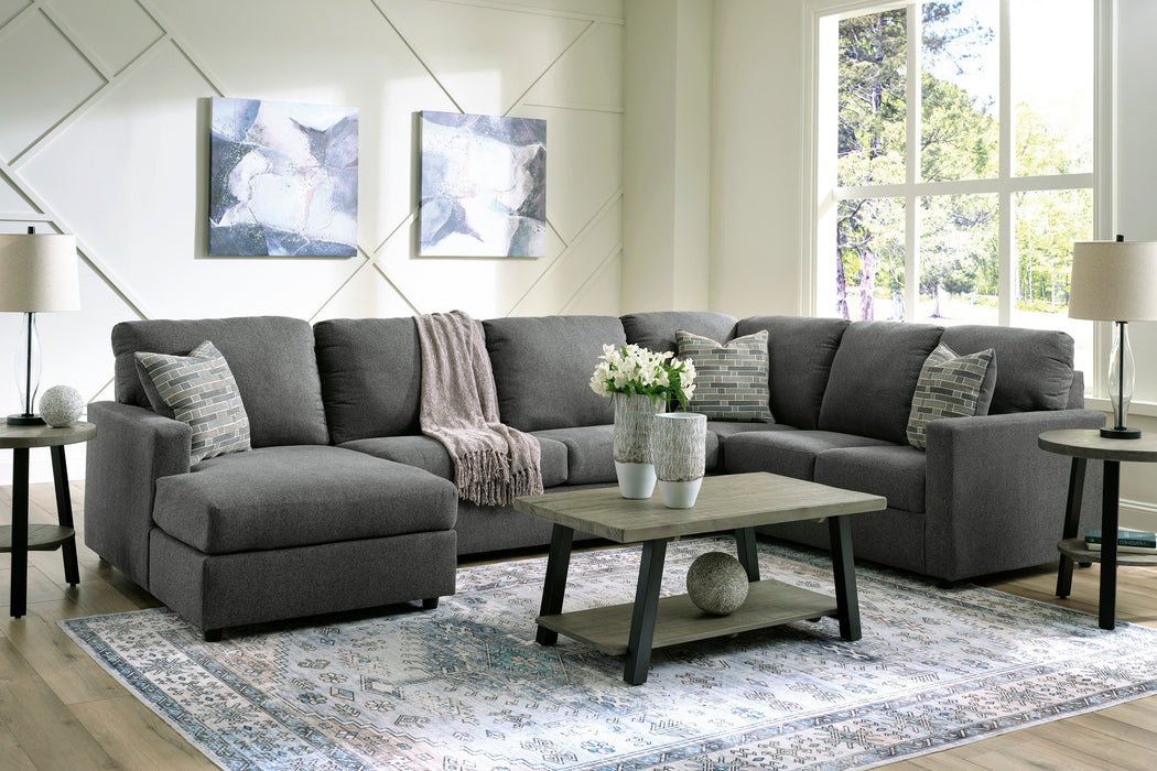 Edenfield Charcoal LAF Sectional - Gate FurnitureSectional