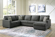 Edenfield Charcoal RAF Sectional - Lara FurnitureSectional