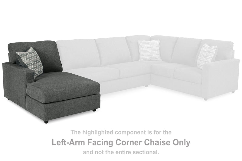 Edenfield Left-Arm Facing Corner Chaise - 2900316 - Lara Furniture