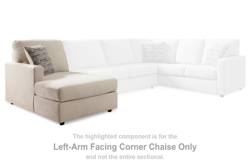 Edenfield Left-Arm Facing Corner Chaise - 2900416 - Lara Furniture