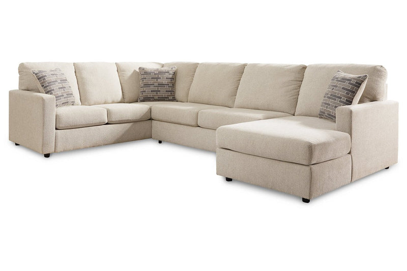 Edenfield Linen RAF Sectional - Lara FurnitureSectional