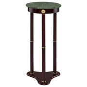 Edie Round Marble Top Plant Stand Merlot - 3315