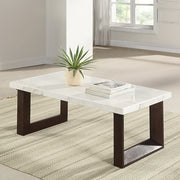 Edwyn Coffee Table w/Marble Top - LV03205
