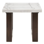 Edwyn End Table w/Marble Top - LV03206