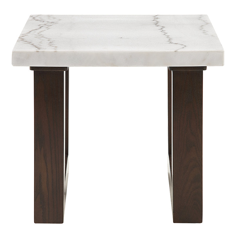 Edwyn End Table w/Marble Top - LV03206