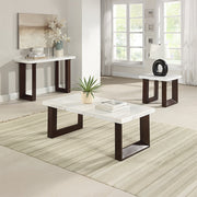Edwyn End Table w/Marble Top - LV03206