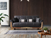 Efes Convertible Loveseat in Blue - 200-ELIF-EFE-E166-2