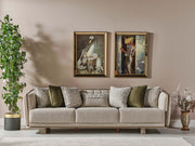 Efes Mum 4-pieces (2 Sofa & 2 Chair) Livingroom in Beige - 200-MUM-EFE-3311