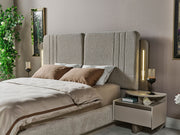 Efes Mum Bedroom (Queen Frame With Headboard & Dresser With Mirror & Ottoman & 2 Nightstand) - 200-MUM-EFE-150-QUE-SET