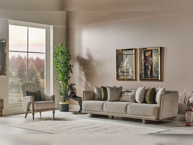 Efes Mum Chair in Beige - 200-MUM-EFE-B
