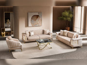 Elano Convertible Loveseat in Cream - 200-ST-ELA-TURKO276-2